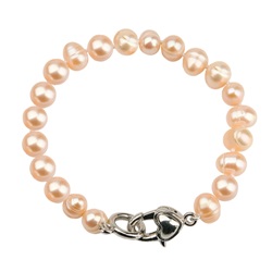 Real Pearl Bracelet Pink